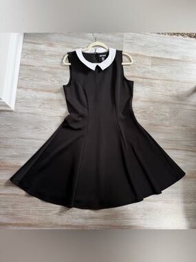 Hot Topic Black and White Collar Sleeveless Dress Size XL Witch Goth